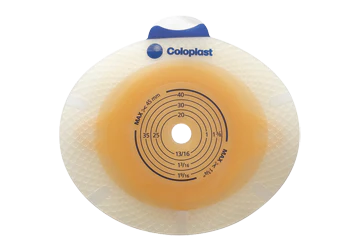 Coloplast Sensura Click Xpro Skin Barrier, Extended Wear, Non-Convex, Cut-To-Fit Stoma Opening 3/8" - 2-1/8" (10mm - 55mm), Flange 2-3/8" (60mm) - Box of 5