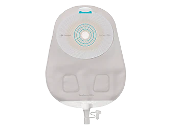 Coloplast Sensura Mio One-Piece Urostomy, Transparent 10-1/4" (26cm), Non-Convex, Stoma Opening 3/8" - 1-3/4" (10mm - 45mm) - Box of 10