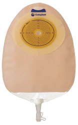Coloplast Sensura One-Piece Urostomy Pouch, Opaque 10-1/4" (26cm), Non-Convex, Stoma Opening 3/8" - 3" (10mm - 76mm) - Box of 10