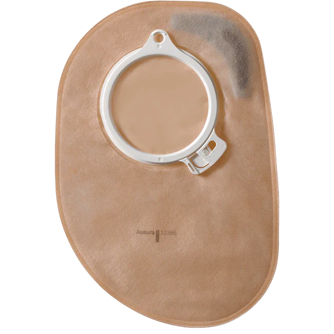 Coloplast Assura Two-Piece Closed Pouch, Opaque 7" (18cm), Flange 2" (50mm) - Box of 30