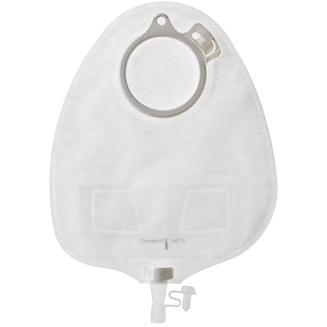 Coloplast Assura Two-Piece Urostomy Pouch, Opaque 10" (25cm), Flange 2-3/8" (60mm) - Box of 10
