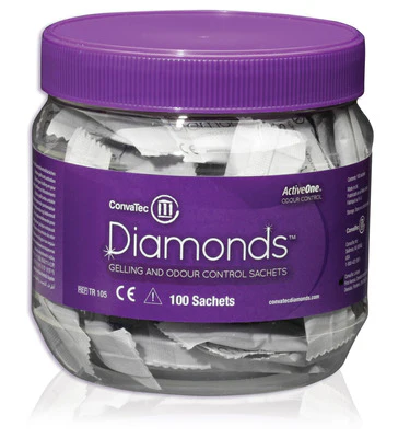 ConvaTec Diamonds Gelling & Odor Control Sachets