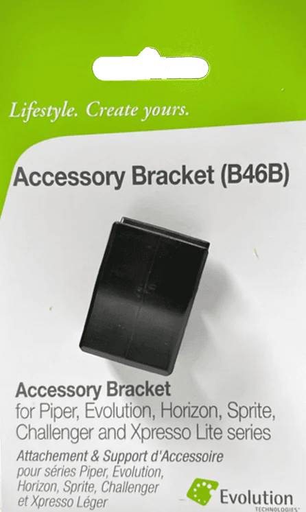 Evolution Technologies Rollator Accessory Bracket B (Piper, Evo, Horizon, Sprite, Challenger, and Xpresso Lite)