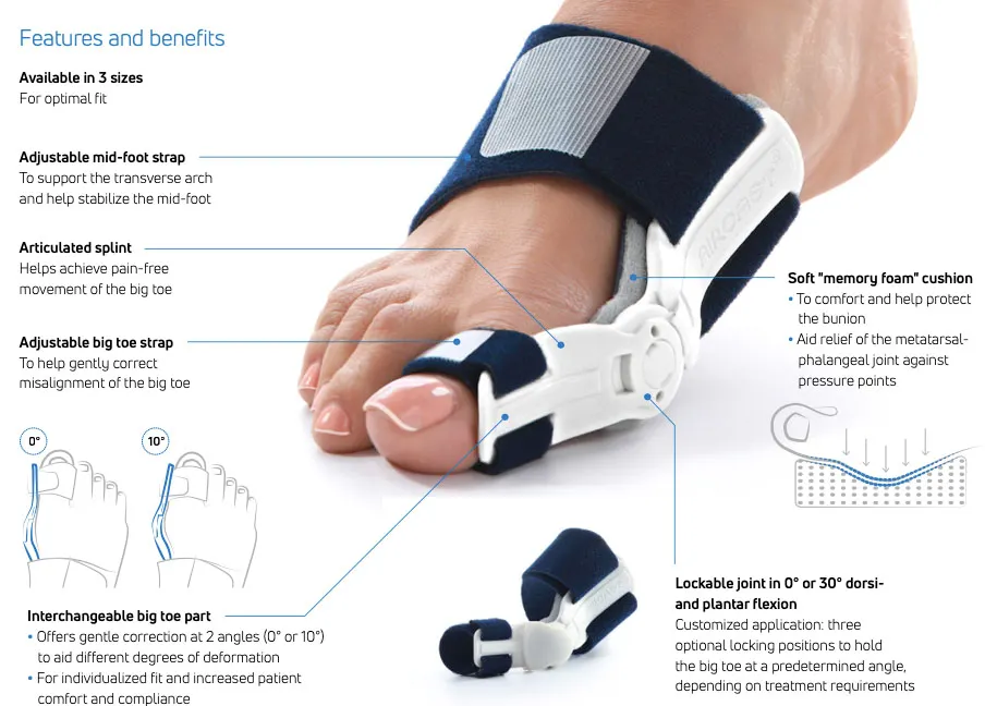 Aircast ActyToe Hinged Bunion Splint - Image 4