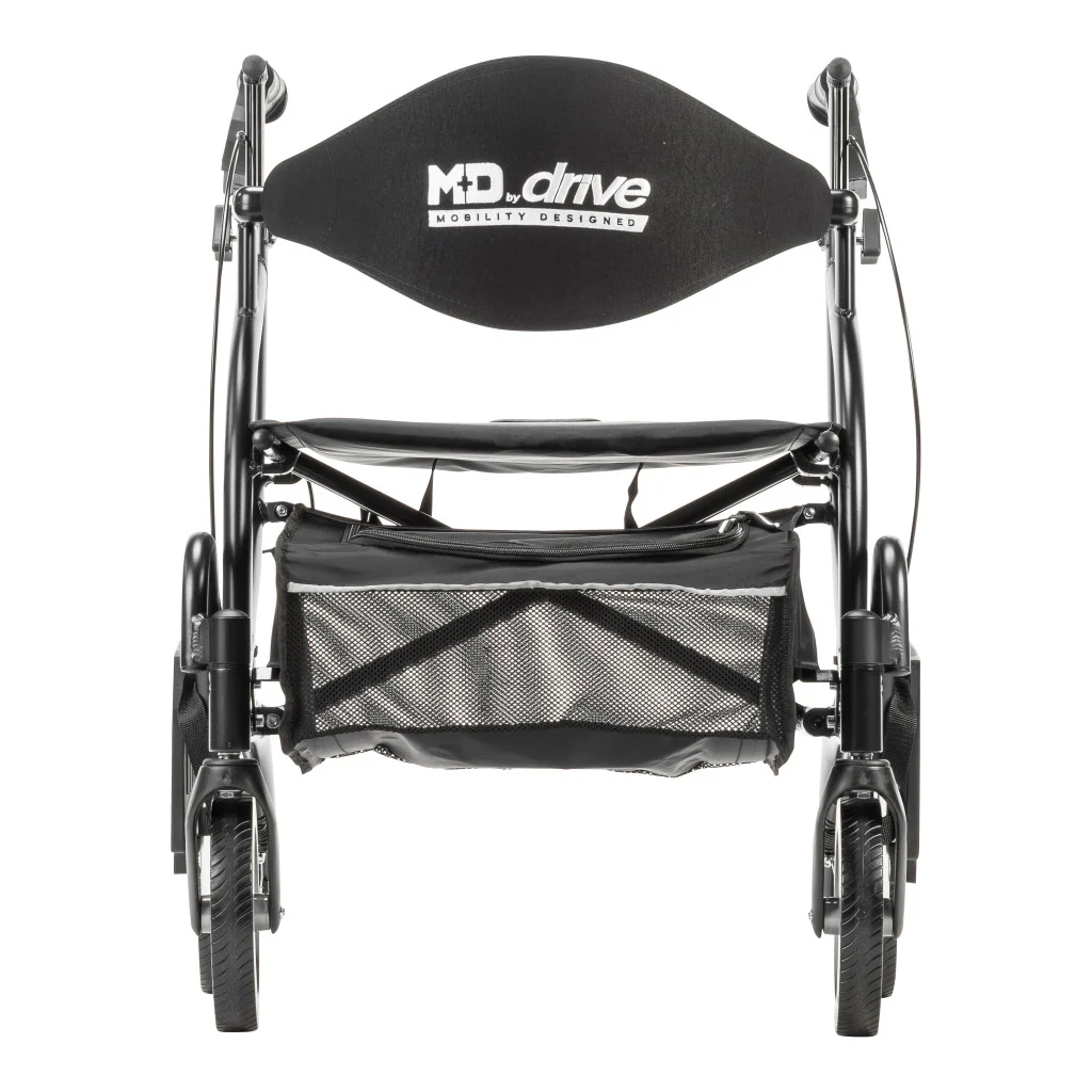 Drive Medical Airgo Fusion 2 in 1 Folding Rollator and Transport Chair - Image 17