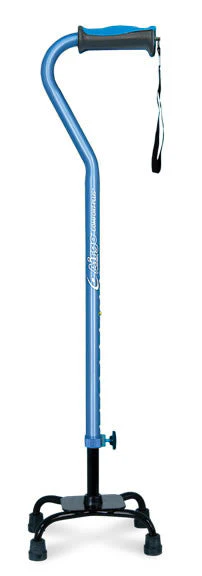 Drive Medical Airgo Soft Handled Quad Cane Large Base - Image 2
