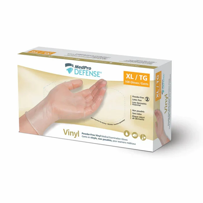 AMG Medical MP Defense Vinyl Gloves