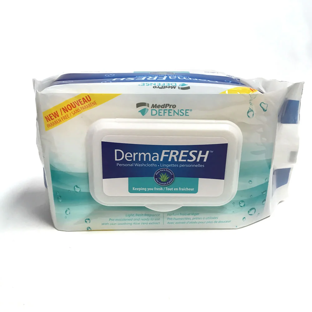AMG Medical DermaFresh Personal Washcloths - Image 2