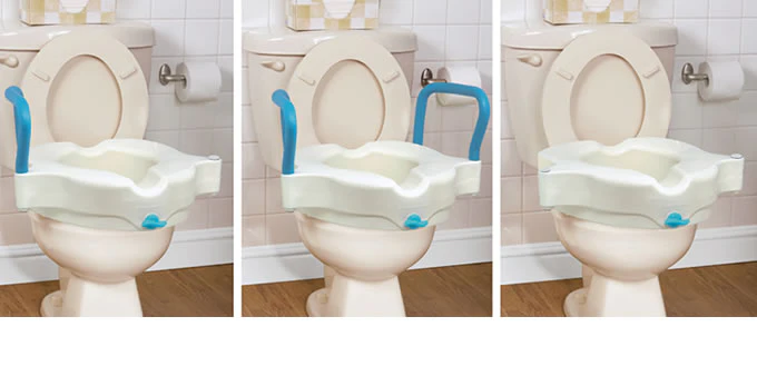 Drive Medical Aquasense 3-in-1 Raised Toilet Seat