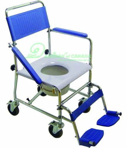 Artisan of Canada 500A Drop Arm Wheeled Commode With Footrests