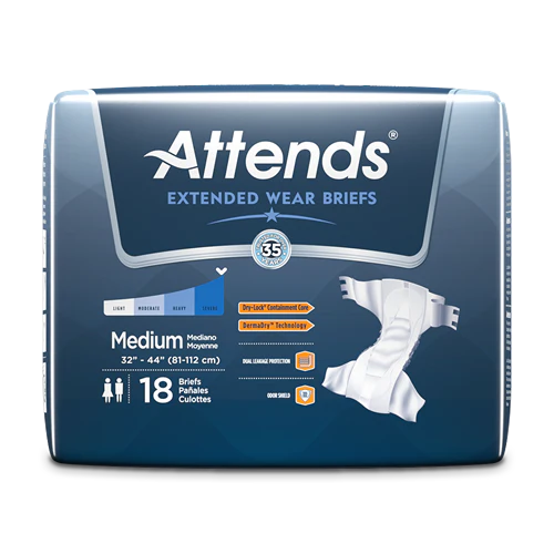 Attends Extended Wear Briefs