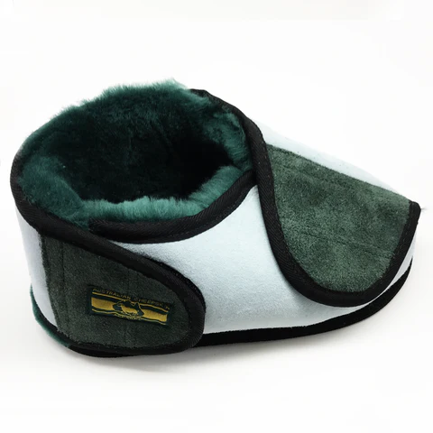Australian Sheepskin Apparel Wrap Around Boot, Closed Toe with Rubber Sole - Image 4