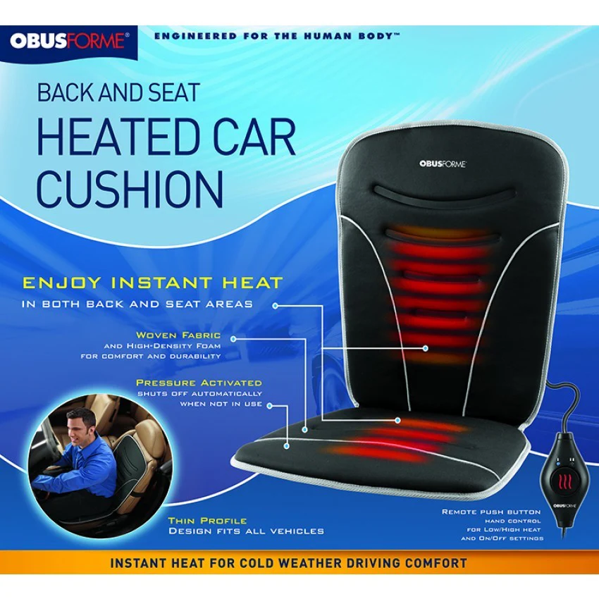 Obus Forme Back & Seat Heated Car Cushion - Image 2