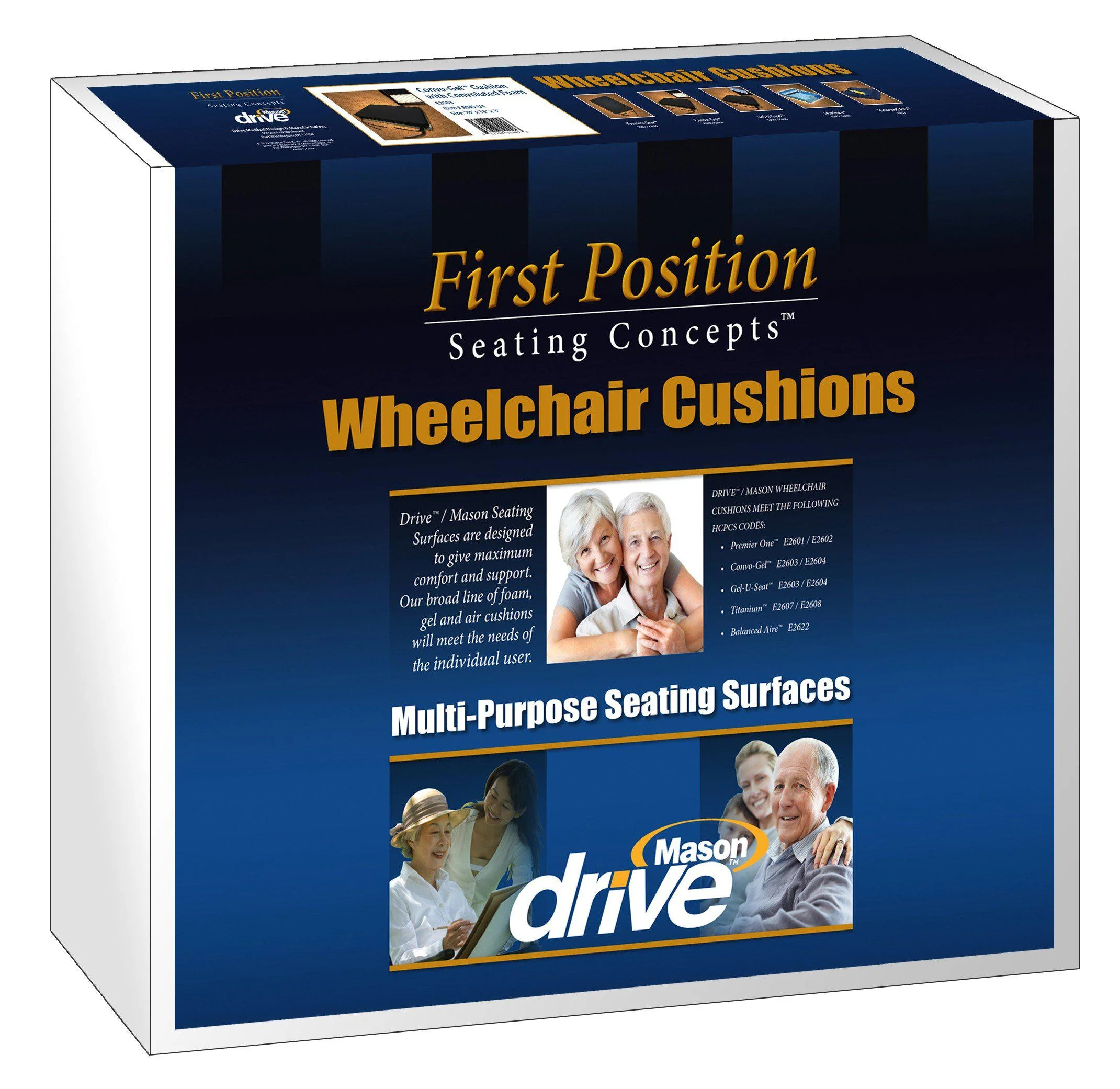 Drive Medical Balanced Aire Adjustable Skin Protection Cushion