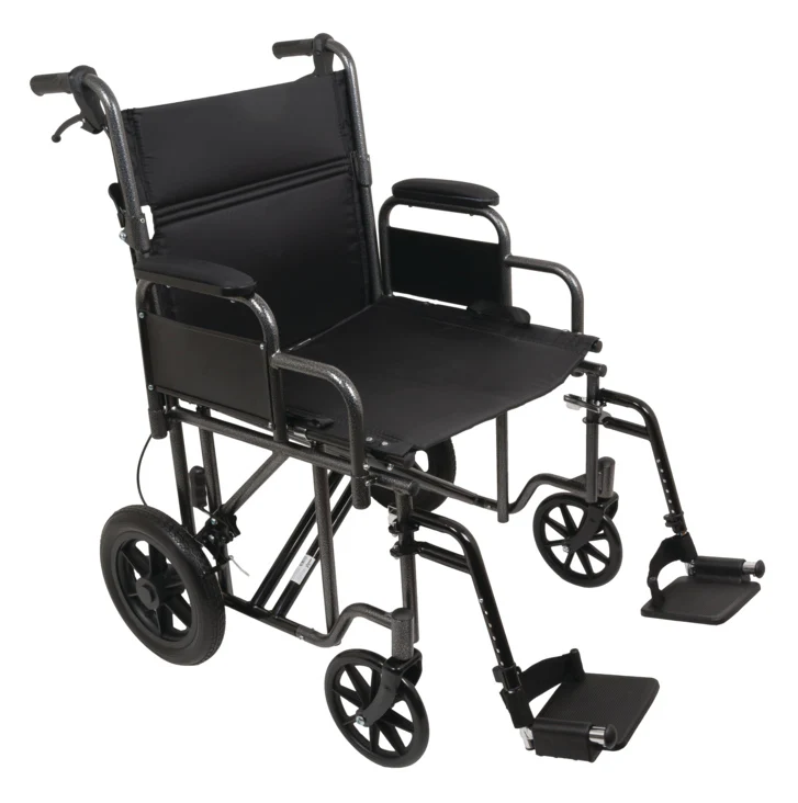 ProBasics Bariatric Steel Transport Chair 22"