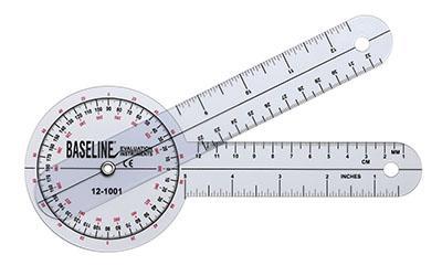 Baseline Plastic Goniometer - 360 Degree Head - Image 2