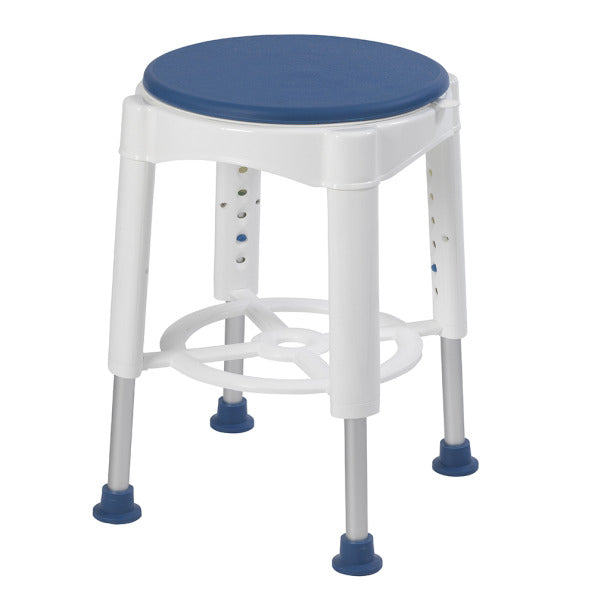 Drive Medical Swivel Seat Shower Stool With Padded Rotating Seat