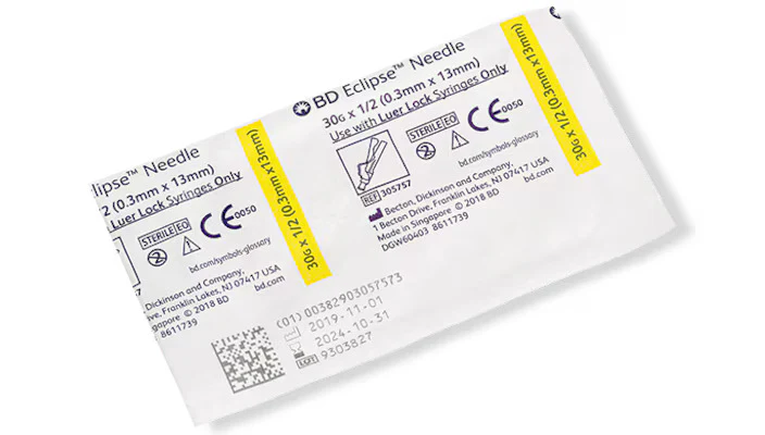 BD Eclipse Hypodermic Safety Needle - Image 2