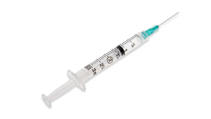 BD Precision Glide Needle & Syringe with Luer Lok - Image 2