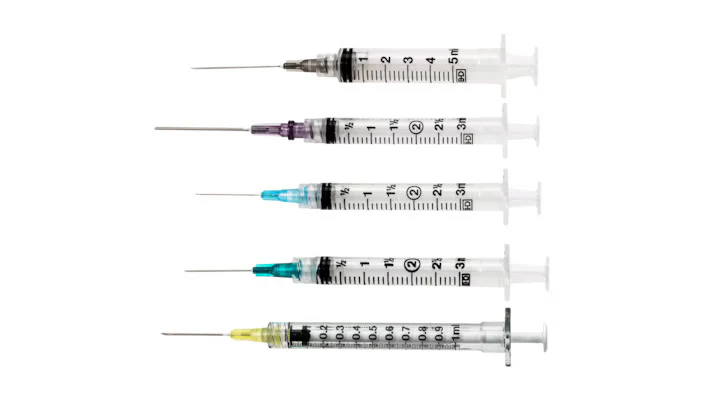 BD Precision Glide Needle & Syringe with Luer Lok - Image 3