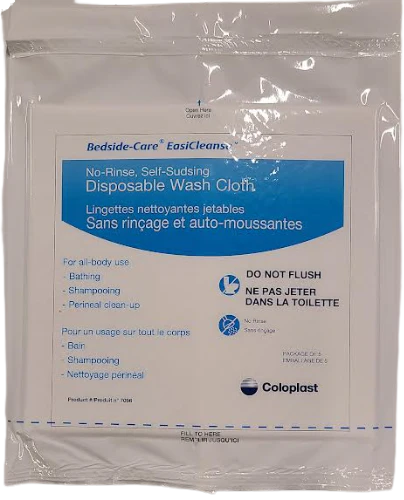 Coloplast Bedside-Care Self Foaming Disposable Washcloth
