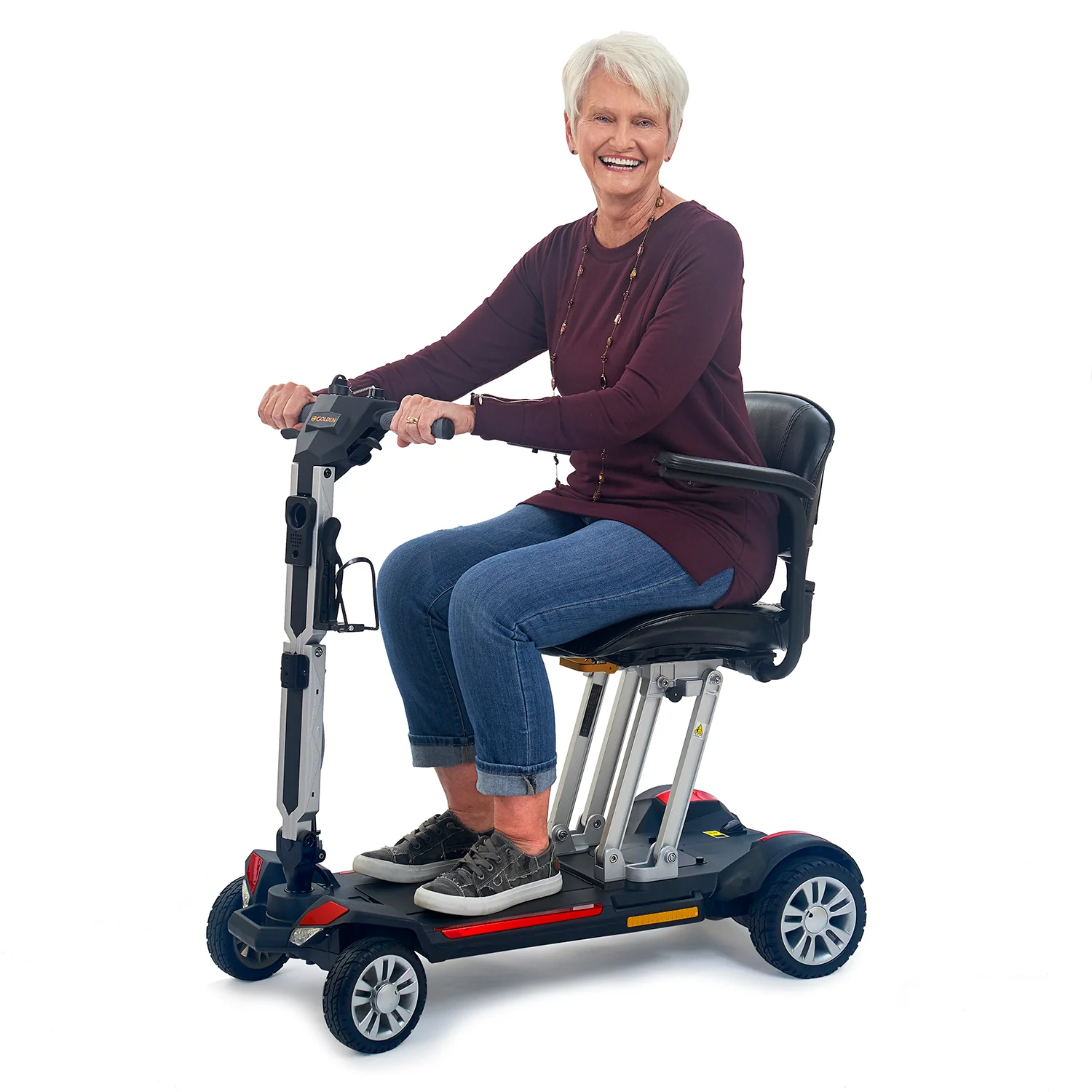 Golden Technologies Buzzaround CarryOn Folding 4-Wheel Scooter - Image 9