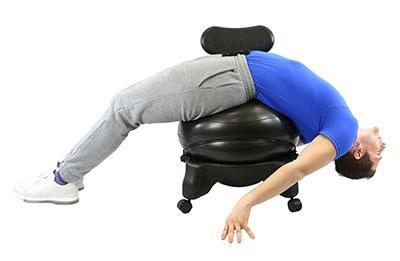 CanDo Plastic Ball Chair Adult 55cm - Image 3