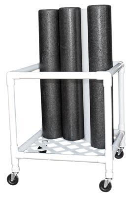 CanDo Foam Roller Storage Upright Mobile