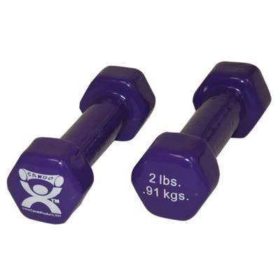 CanDo Vinyl Coated Dumbbells - Image 2