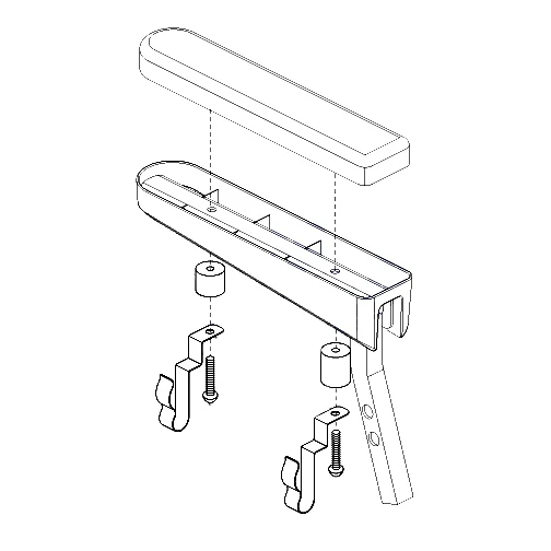 Pride Mobility Cane Clip Attachment for Scooters - Image 2