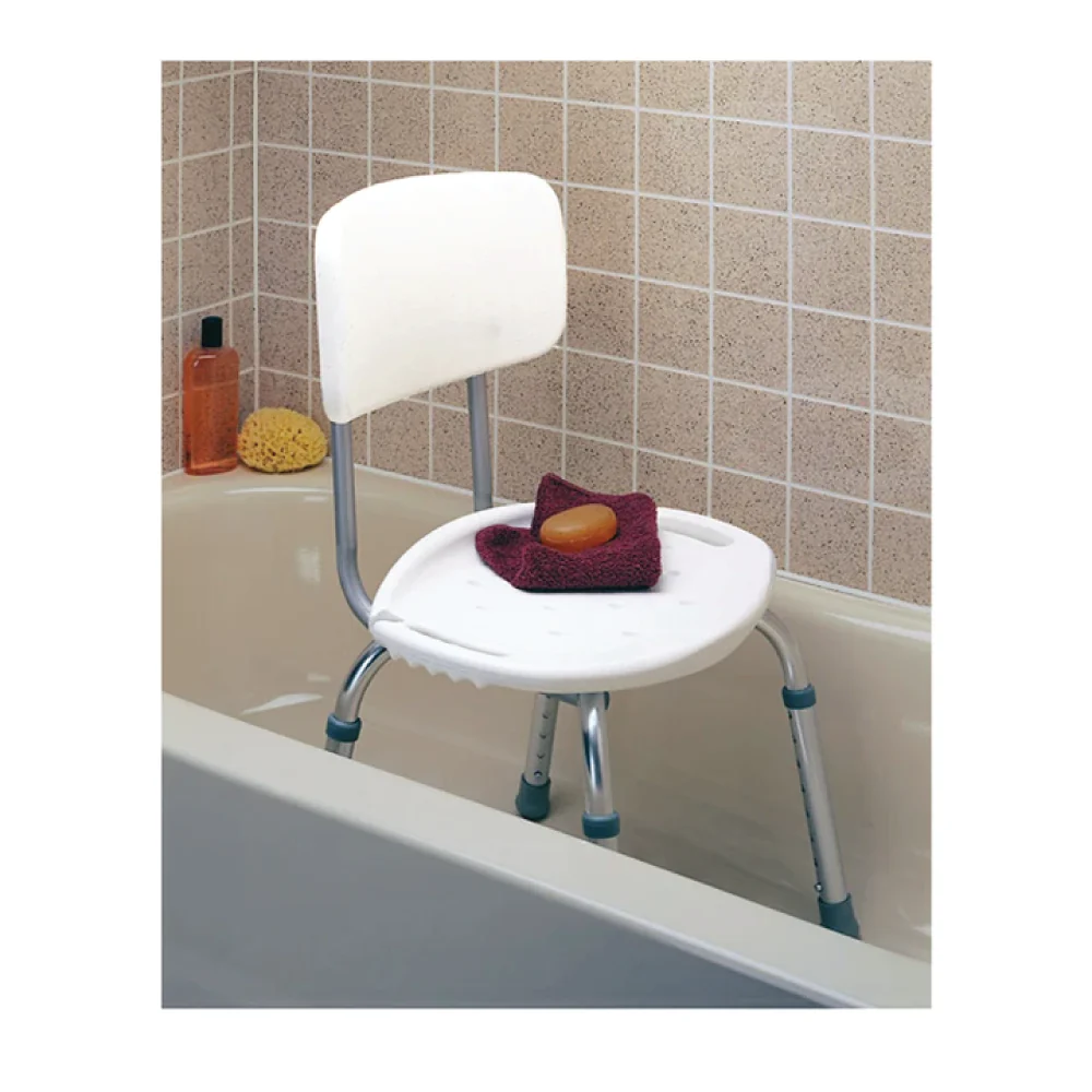 Carex Shower and Bath Seat with Back - Image 7