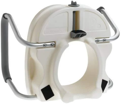 Carex E-Z Lock Locking Raised Toilet Seat with Armrests - Image 5