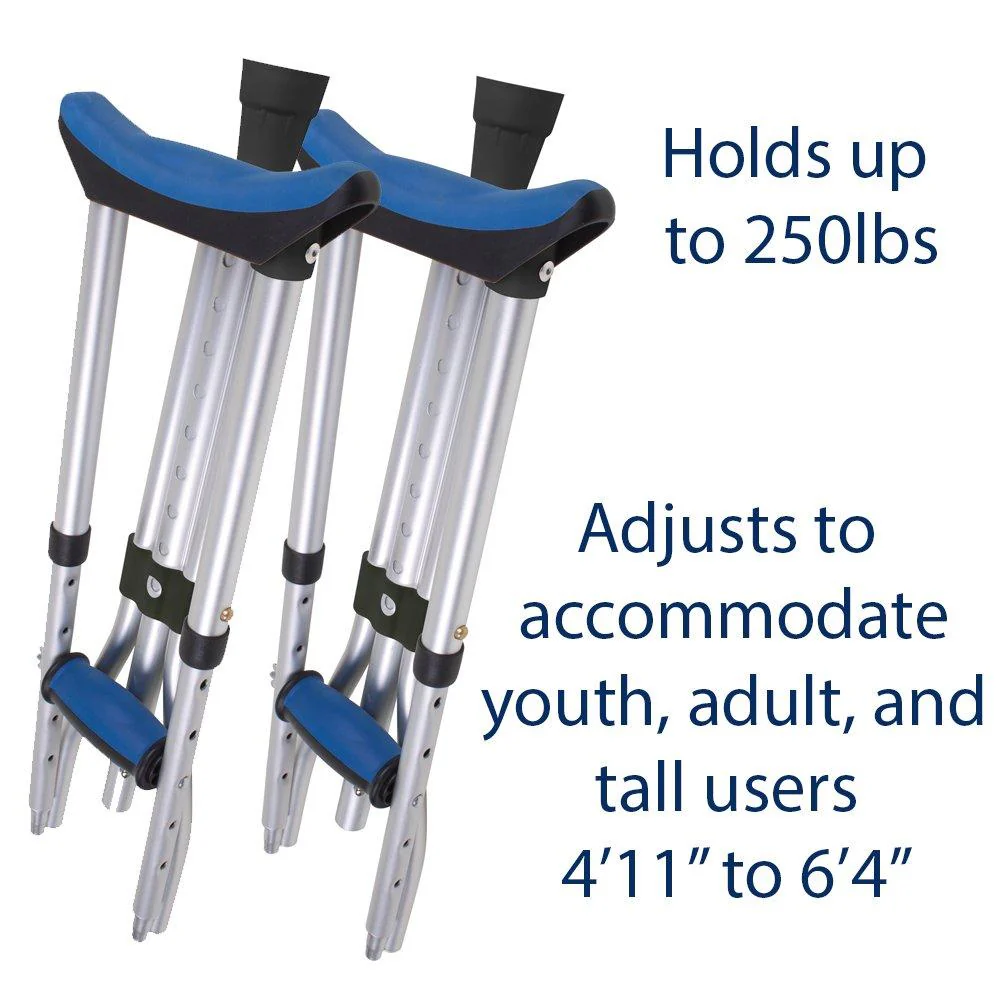 Carex Folding Crutches - Image 4