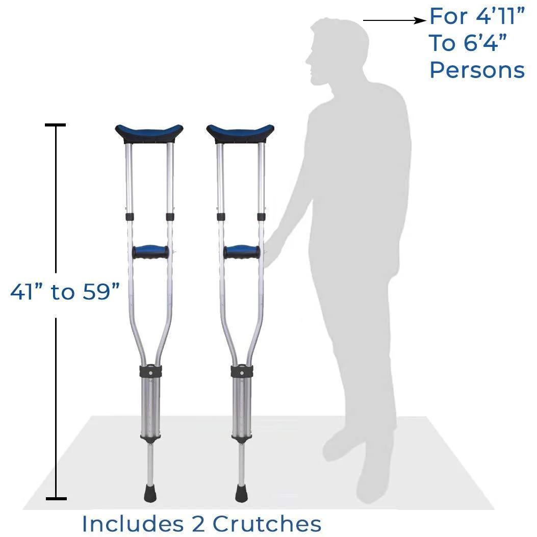 Carex Folding Crutches - Image 5