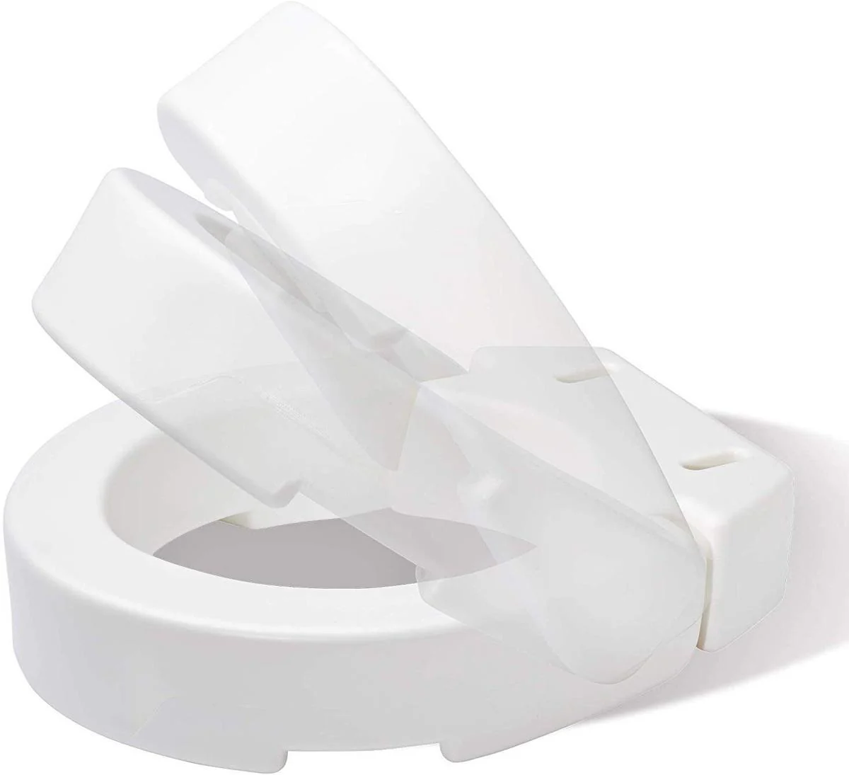 Carex Flip Up Raised Toilet Seat - Image 2