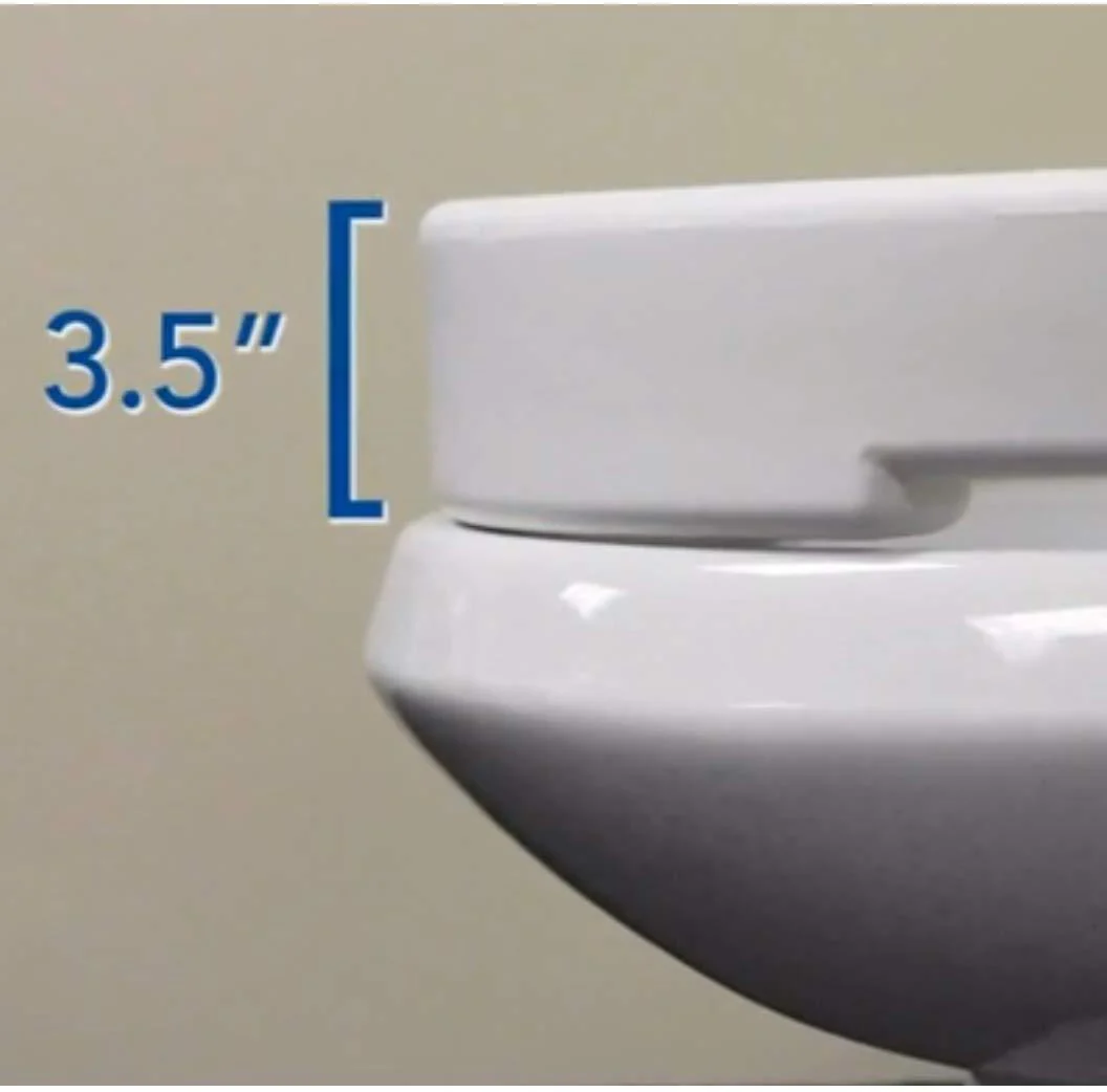 Carex Flip Up Raised Toilet Seat - Image 9
