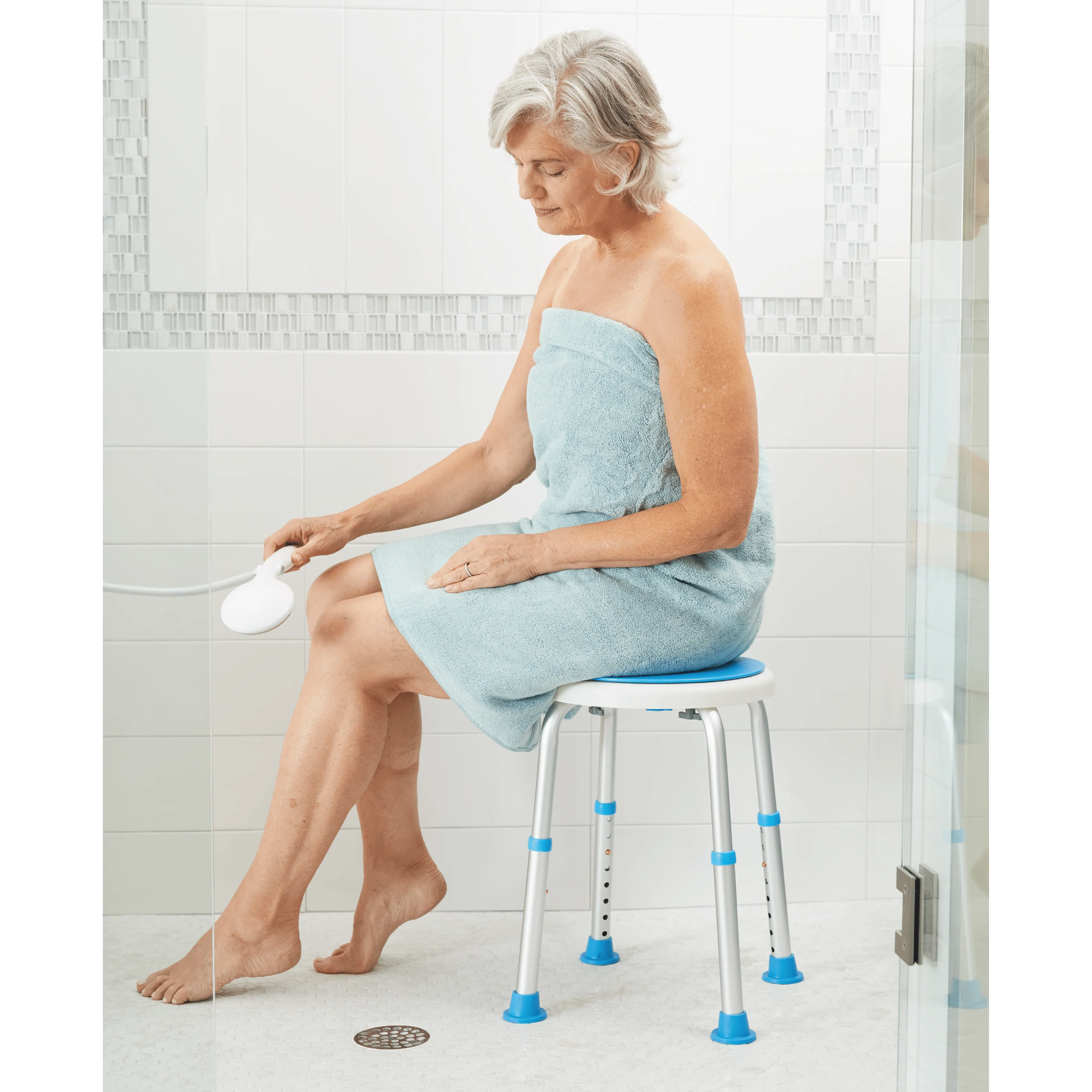 Carex Swivel Shower Stool - Image 2