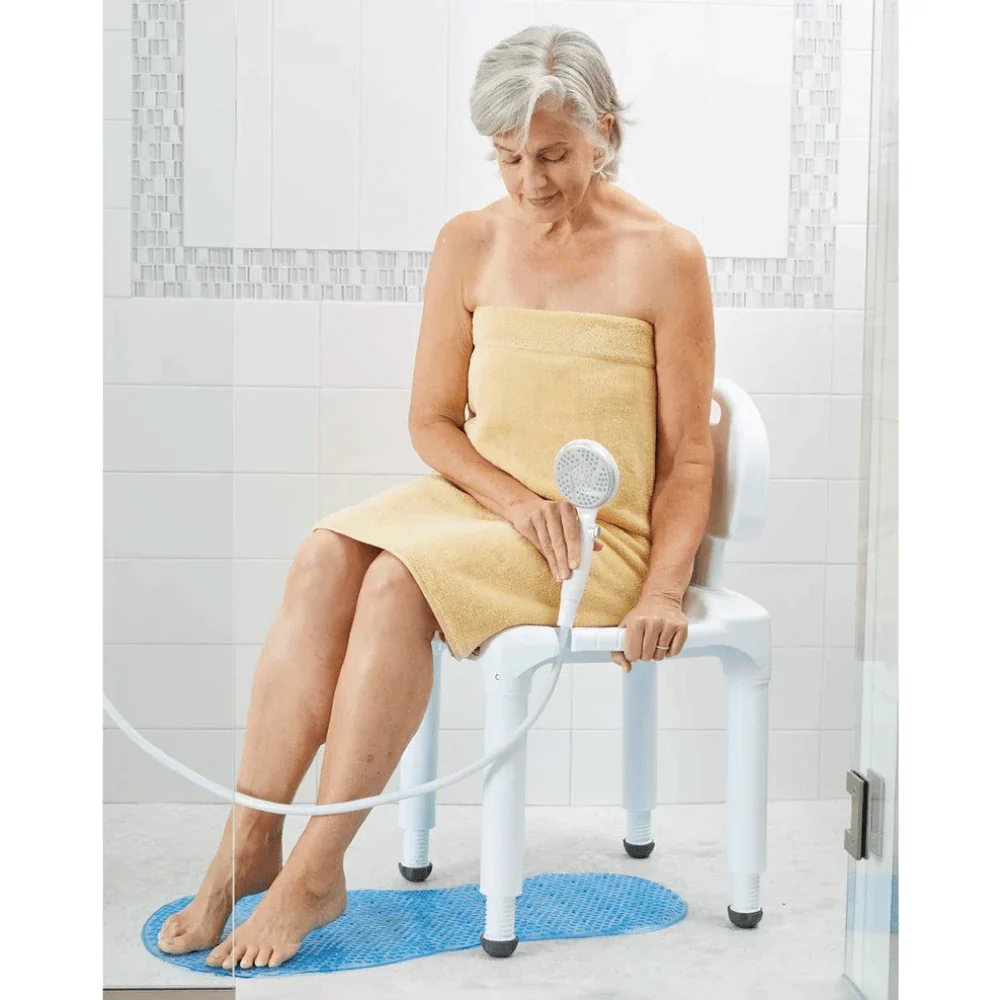 Carex Universal Bath Bench with Back - Image 4