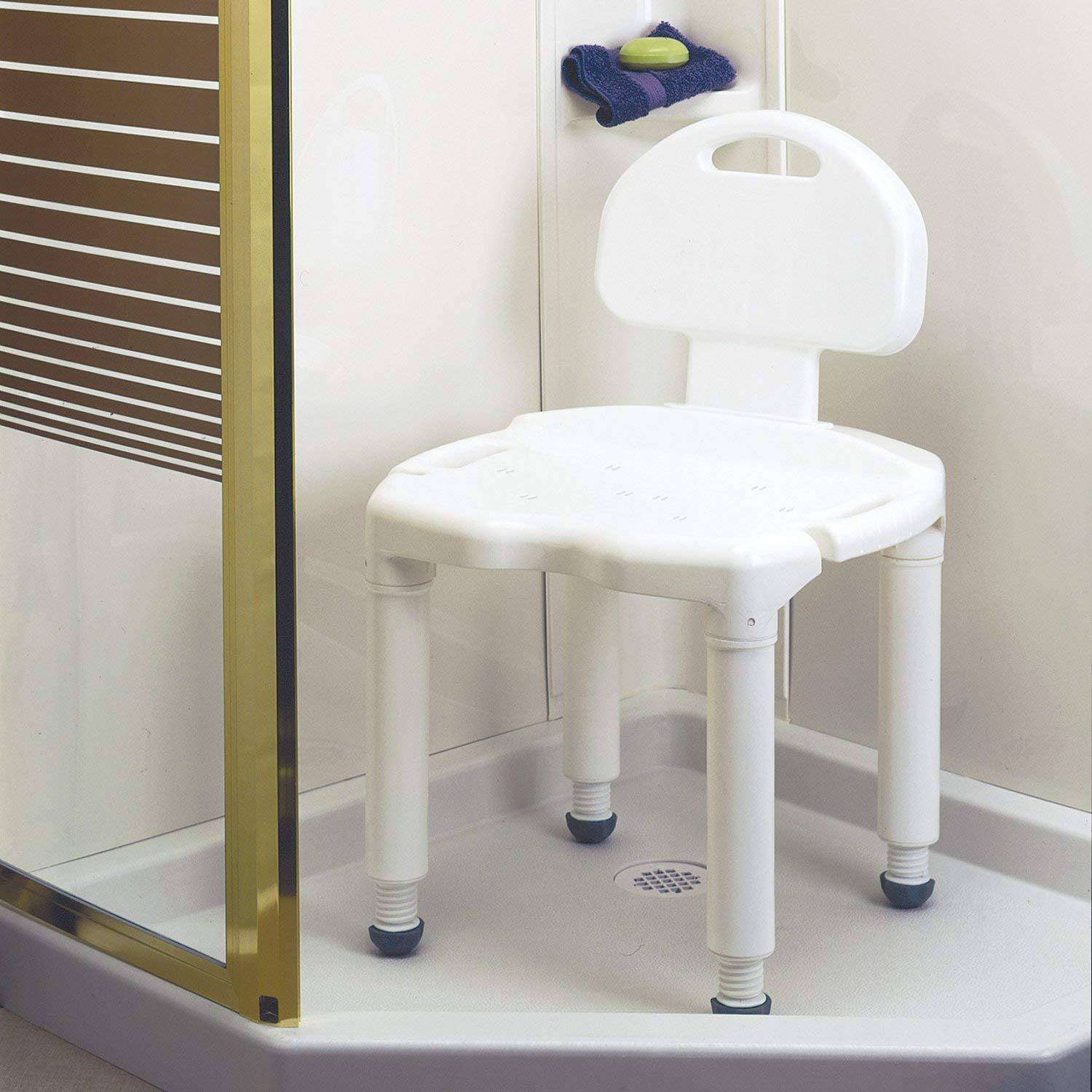 Carex Universal Bath Bench with Back - Image 6