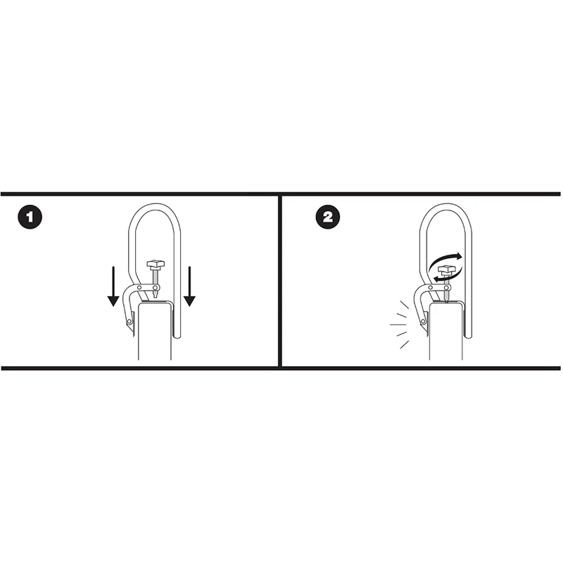 Carex White Bathtub Rail - Image 3