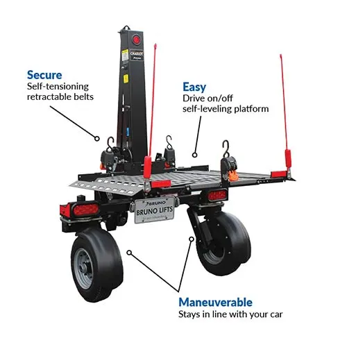 Bruno Chariot Exterior Vehicle Platform Lift - Image 2