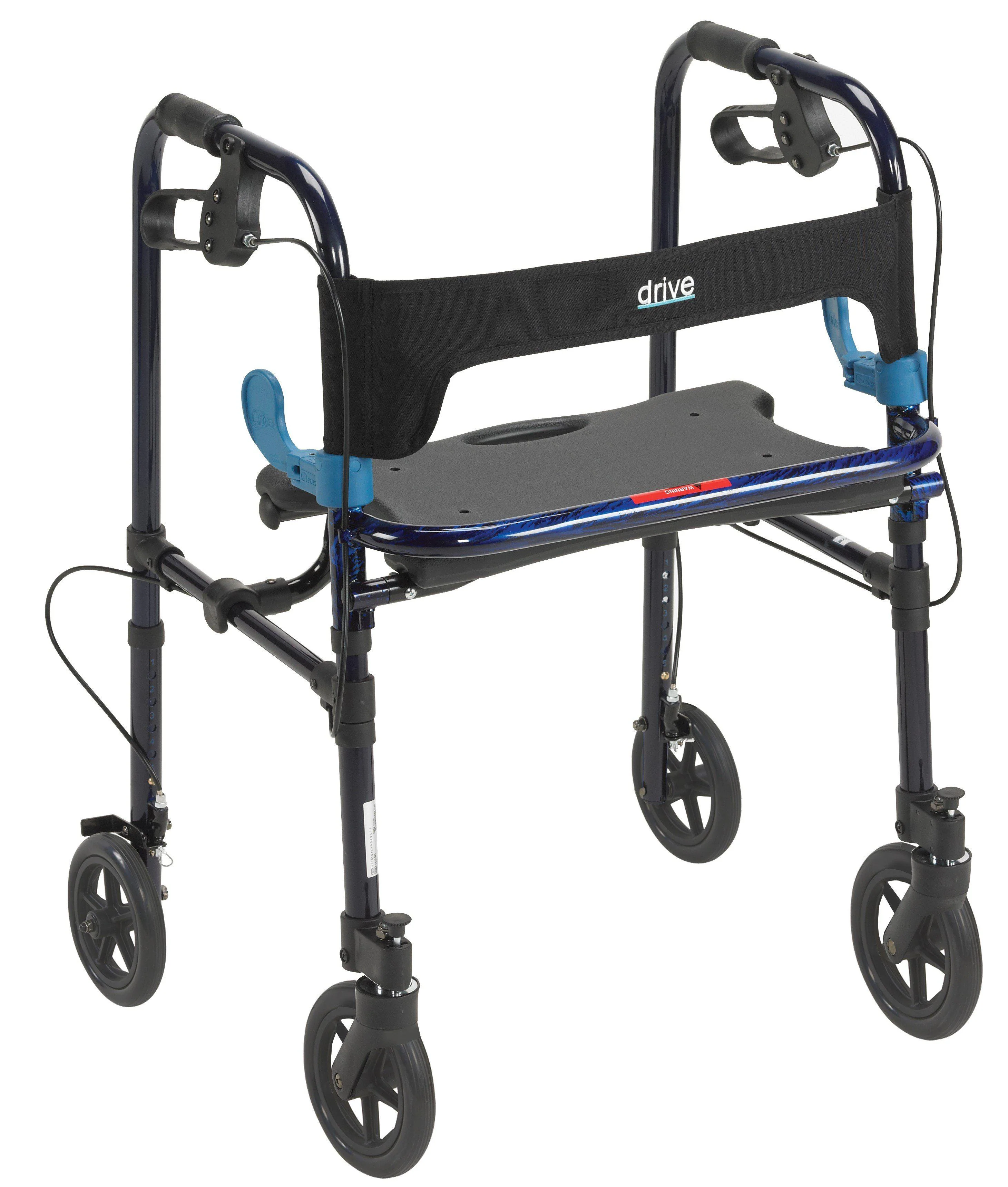 Drive Medical Clever-Lite Walker with 8" Casters