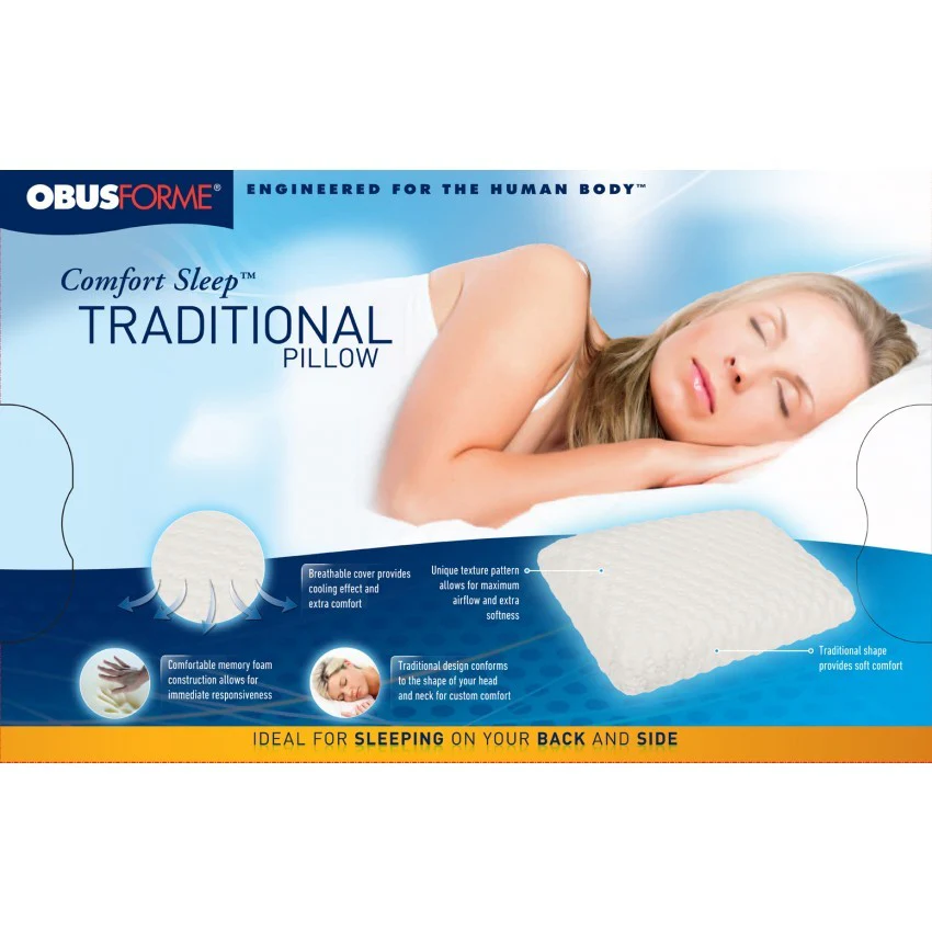 Obus Forme Comfort Sleep Traditional Pillow - Image 2