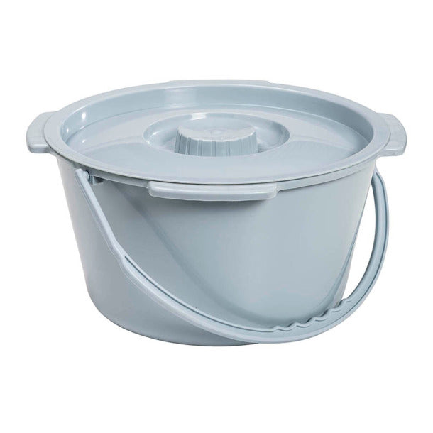 Drive Medical Commode Bucket with Handle and Lid 7.5 Quart