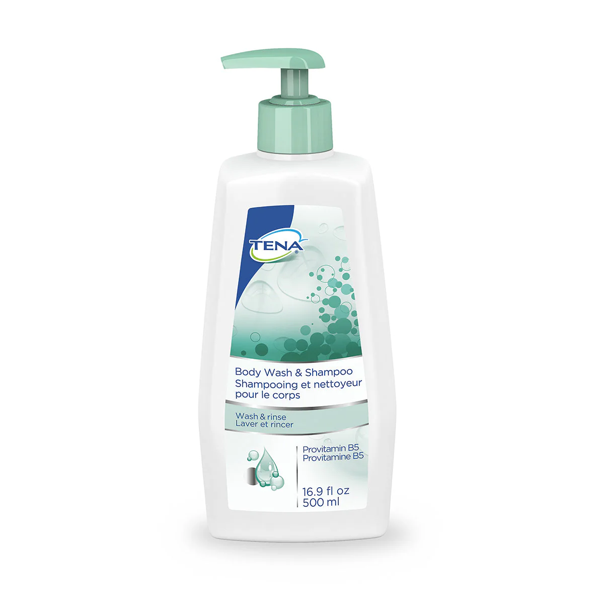 TENA Body Wash and Shampoo Scented 500mL