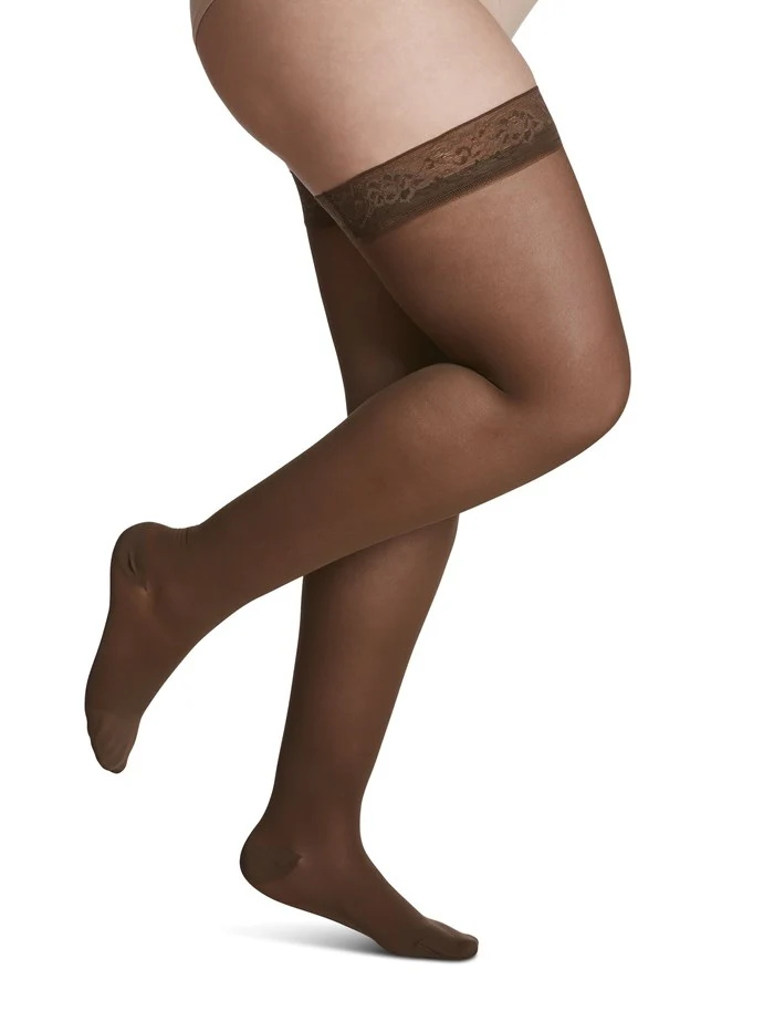 Sigvaris Womens Sheer Thigh High 20-30mmHg - Image 9