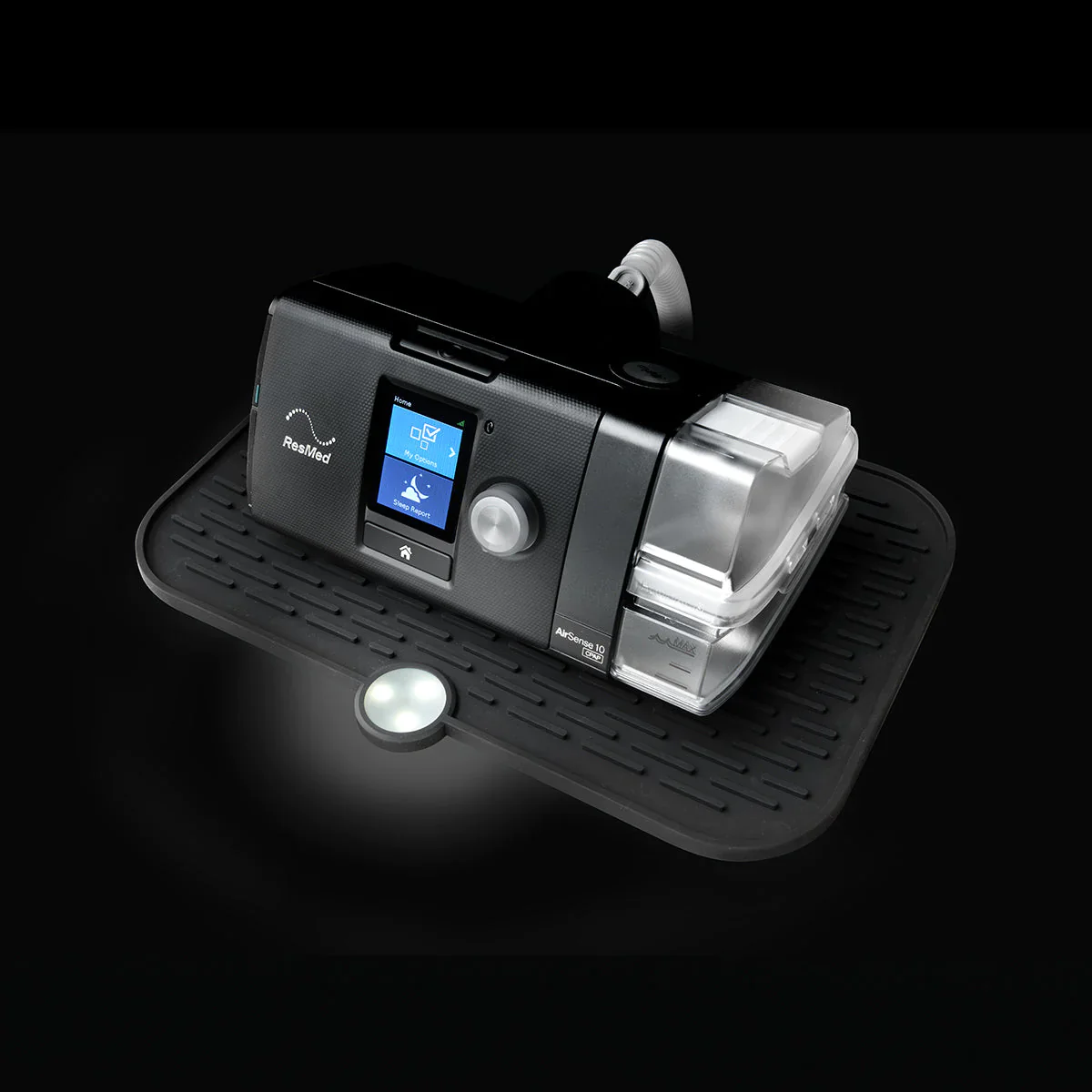 CPAPology CPAP Black Knight Glow Large Mat Black - Image 2