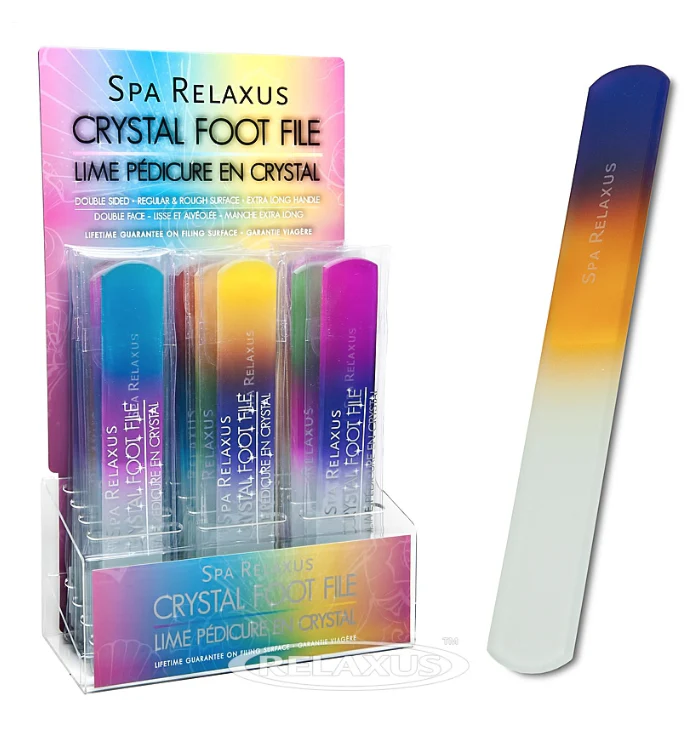 Relaxus Rainbow Crystal Nail File 8 1/2"