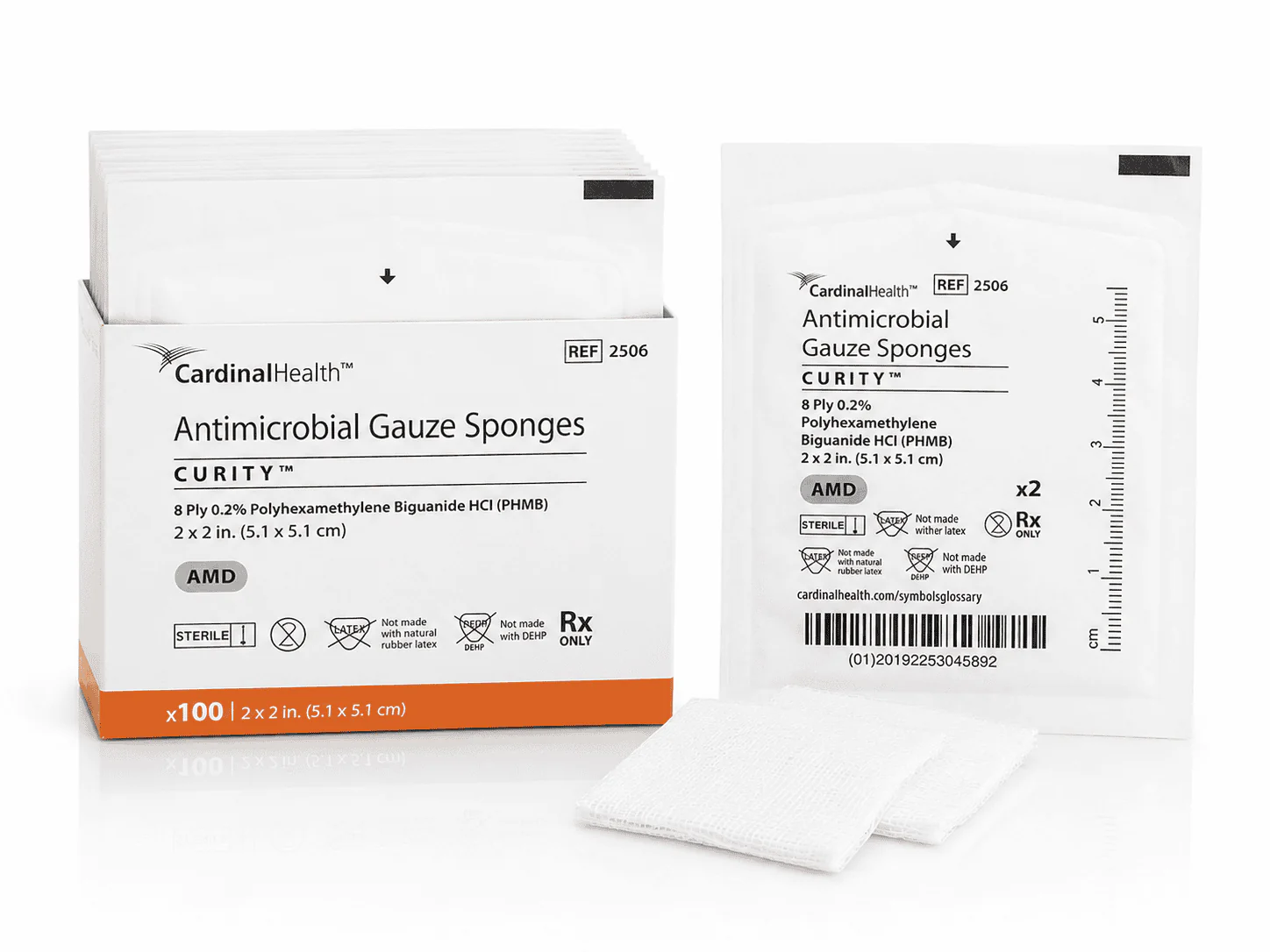 Covidien Curity AMD Antimicrobial Sterile Gauze Sponges