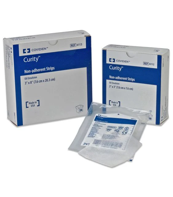 Covidien Curity Non-Adherent Strips with Oil Emulsion